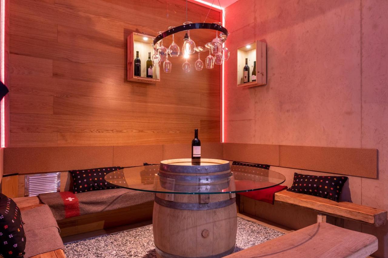Chalet Diognysos B&B, Boutique Hotel & Wellness Crans-Montana Bagian luar foto