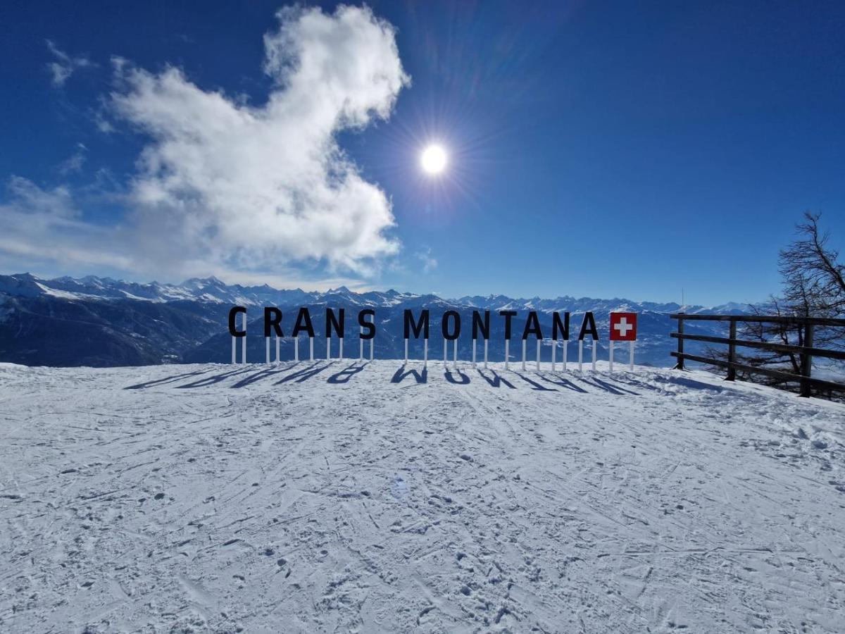 Chalet Diognysos B&B, Boutique Hotel & Wellness Crans-Montana Bagian luar foto