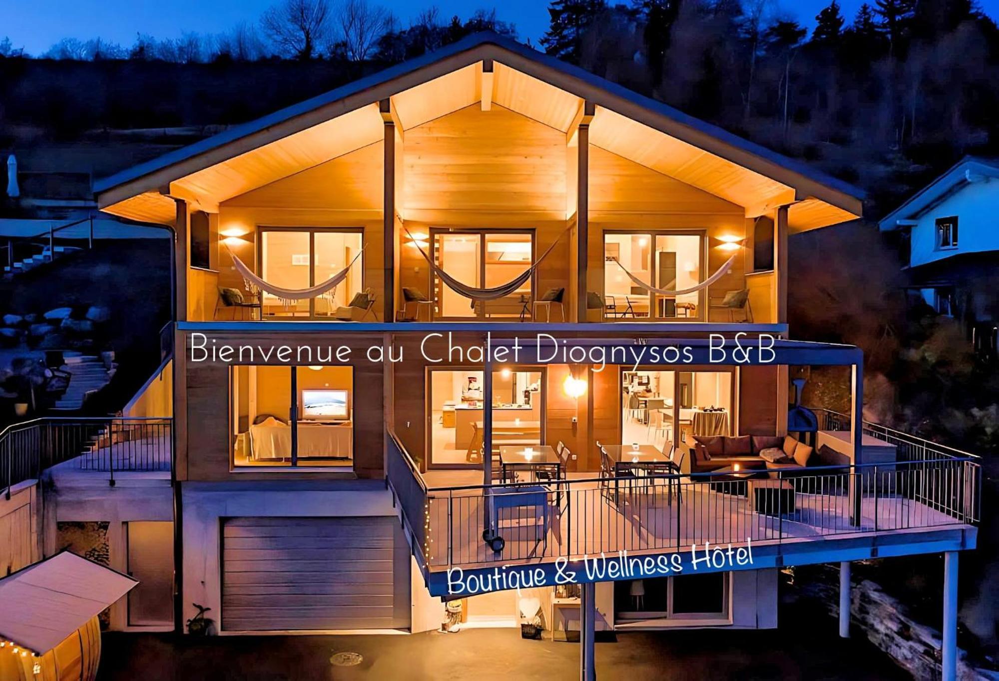 Chalet Diognysos B&B, Boutique Hotel & Wellness Crans-Montana Bagian luar foto