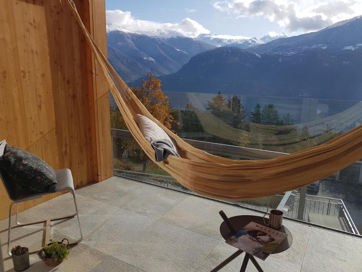 Chalet Diognysos B&B, Boutique Hotel & Wellness Crans-Montana Bagian luar foto