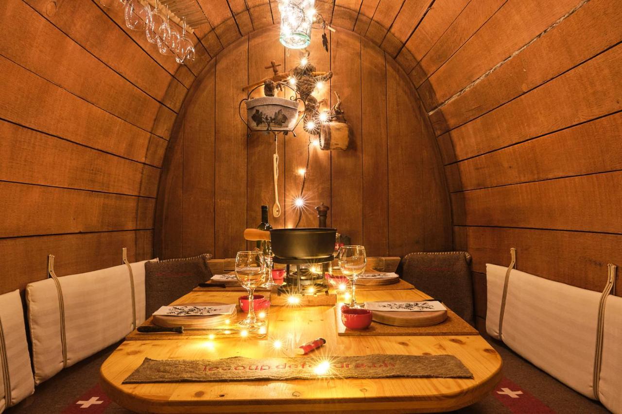 Chalet Diognysos B&B, Boutique Hotel & Wellness Crans-Montana Bagian luar foto